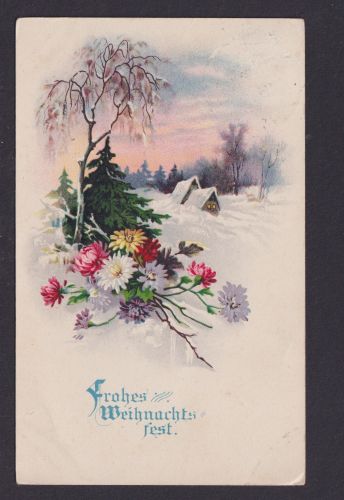 Ansichtskarte Künstlerkarte Weihnachtsgruß ab Breitendorf Sachsen