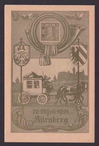 Deutsches Reich Privatganzsache 27. Deutscher Philatelistetag Deutsch Österreich