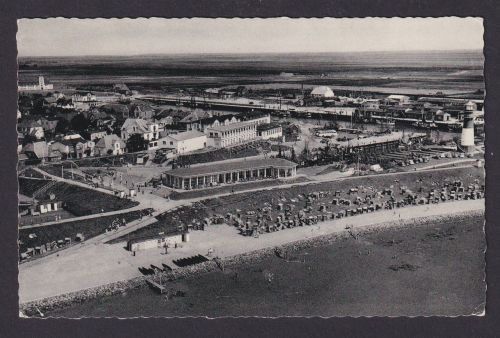 Ansichtskarte Büsum Schleswig Holstein Nordseebad Teilansicht Meer Strand