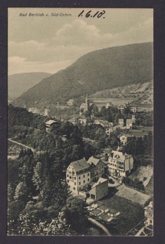 Ansichtskarte Bad Bertrich Rheinland Pfalz Fliegerbild Luftaufnahme Totalansicht