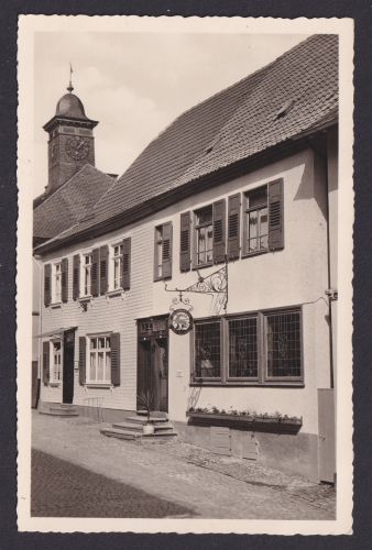 Ansichtskarte Beerfelden Odenwald Hessen Gastronomie Gasthaus Zum goldenen