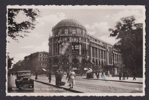 Ansichtskarte Berlin Potsdamer Platz Haus Vaterland Kempinski n. Pardubitz