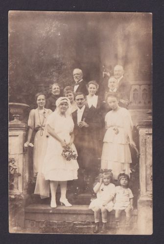 Familie Foto Ansichtskarte Wismar Mecklenburg Vorpommern