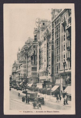Valencia Spanien Deutsches Reich Ansichtskarte Propaganda SST Jugend ans Meer n.