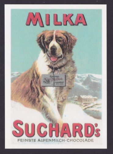 Künstler Ansichtskarte Reklame Werbung Milka Suchard Alpenmilch Schokolade