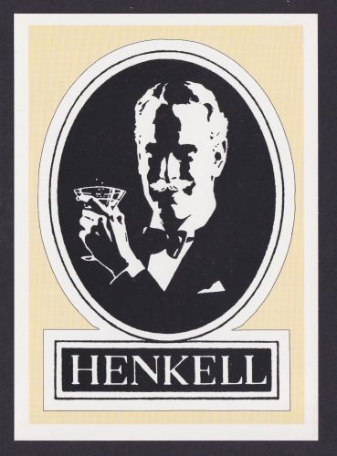 Künstler Ansichtskarte Reklame Werbung Henkell & Söhnlein Sektkellerei