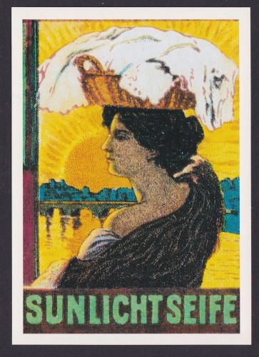 Künstler Ansichtskarte Reklame Werbung Sunlicht Seife Lever GmbH Hamburg