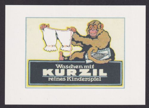 Künstler Ansichtskarte Reklame Werbung Kurzil Waschmittel Werbung 1900 bis 1914