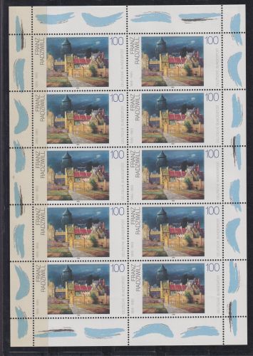 Bund Kleinbogen Zehnerbogen 1774-1776 Malerei Luxus postfrisch MNH Kat. 80,00