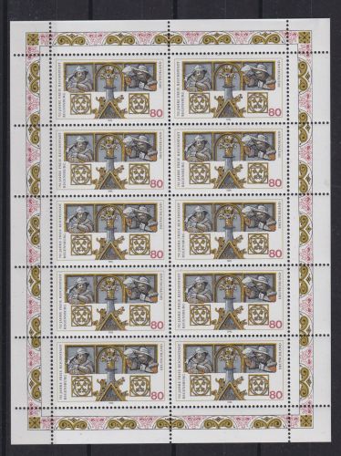 Bund Kleinbogen Zehnerbogen 1786 Reichsstadt Regensburg MNH Kat 12,00