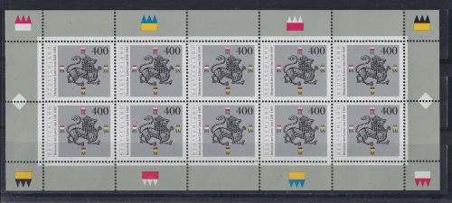 Bund Kleinbogen Zehnerbogen 1805 Heinrich der Löwe postfrisch MNH Kat 45,00