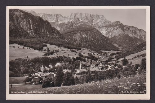 Ansichtskarte Schellenberg Untersberg Bayern Gebirge n. Salzburg