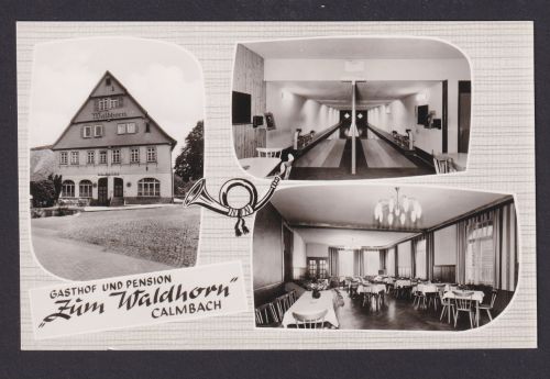 Ansichtskarte Calmbach Baden Württemberg Schwarzwald Gastronomie Gasthof Zum