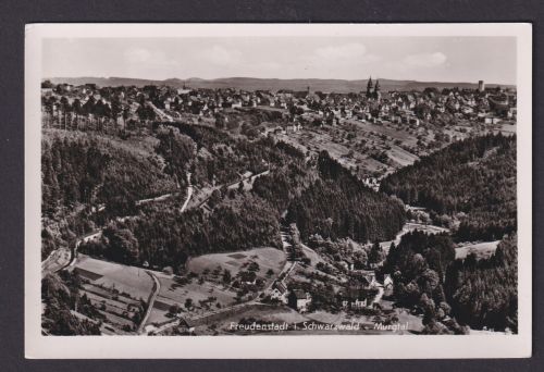 Ansichtskarte Freudenstadt Schwarzwald Baden Württemberg Murgtal Luftbild