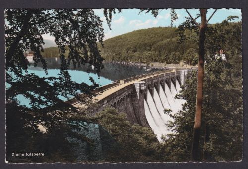Ansichtskarte Diemeltalsperre NRW Hochsauerlandkreis n. Berlin Lichtenberg