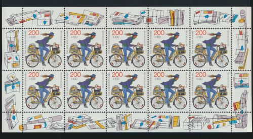 Bund Kleinbogen Zehnerbogen 1814 Tag der Briefmarke postfrisch MNH Kat 38,00