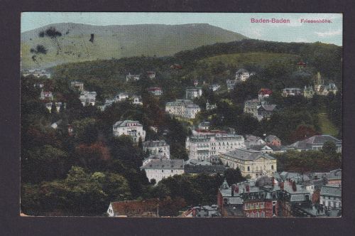 Ansichtskarte Baden Baden Baden Württemberg Friesenhöhe n. Miesbach
