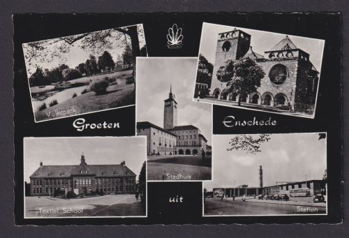 Ansichtskarte Enschede Holland Niederlande n. Groningen