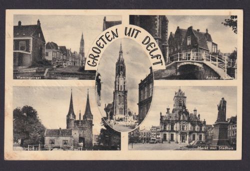 Ansichtskarte Delft Holland Niederlande n. Bussum