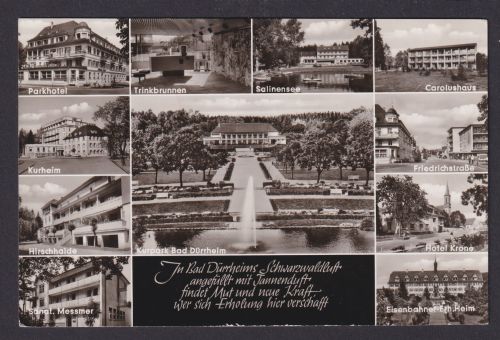 Ansichtskarte Bad Dürkheim Baden Württemberg Schwarzwald Kurheim Parkhotel