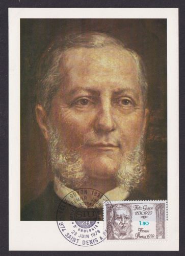 Briefmarken Frankreich 2159 Felix Guyon Urologe Arzt Medizin Maximumkarte