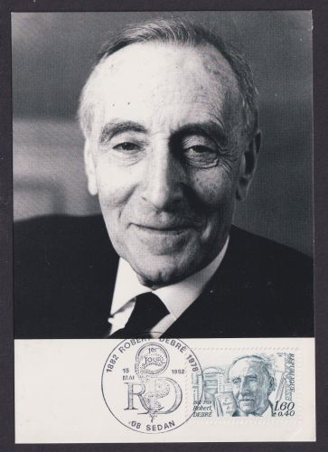 Briefmarken Frankreich 2336 Robert Drebe Kinderarzt Medizin Maximumkarte