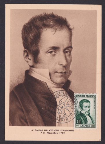 Briefmarken Frankreich 954 Rne Laennec Arzt Medizin Stetoskop Erfinder