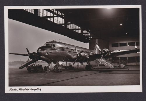 Flugpost Ansichtskarte inter. Foto AK Clipper Munich Pan America World Airways