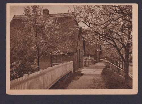 Ansichtskarte Blütezeit in der Lühe Hamburg Briefmarken All. Besetzung