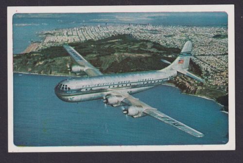 Flugpost Ansichtskarte Pan American World Airways Flugzeug
