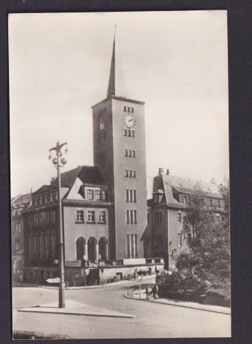 Ansichtskarte Wilkau Haßlau Sachsen Rathaus