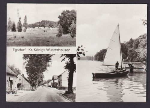 Ansichtskarte Egsdorf Teupitz Brandenburg Kreis Königs Wusterhausen See