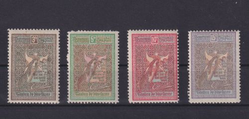 Briefmarken Rumänien 173-176 Wohlfahrt sauber ungebraucht Kat. 25,00