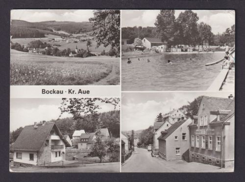 Ansichtskarte Bockau Sachsen Kreis Aue n. grimmen Mecklenburg Vorpommern
