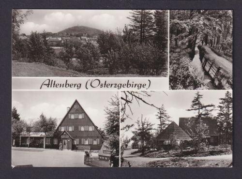 Ansichtskarte Altenberg Sachsen Erzgebirge Sächsische Schweiz Gastronomie