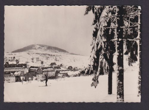 Ansichtskarte Altenberg Sachsen Erzgebirge Geisingberg Schnee Winter n. Pirna