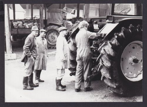 Privat Foto Traktor Trecker Landwirtschaft FS Freising Bayern 177 x 126 mm