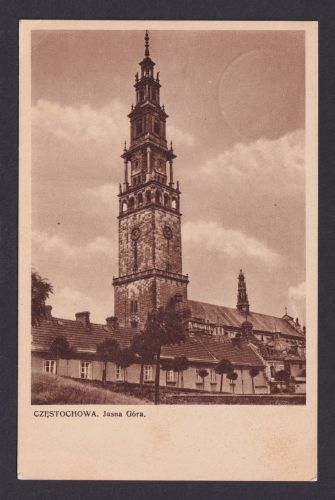 Besetzung Polen Generalgouvernement Feldpost K1 828 Ansichtskarte Czestochowa