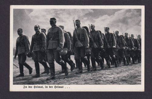 Besetzung Polen Generalgouvernement Ansichtskarte Soldaten In der Heimat