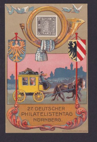 Deutsches Reich Privatganzsache Philatelie WST Ziffer + selt. Vignetten plus SST