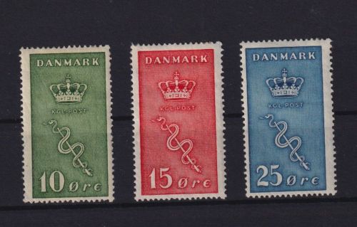 Dänemark 177-179 Kampf gegen Krebs 1929 komplett postfriisch mit Falz