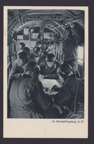 Ansichtskarte Militaria Flugpost Flugzeug Junkers Ju 52 Weltkrieg Tante Ju