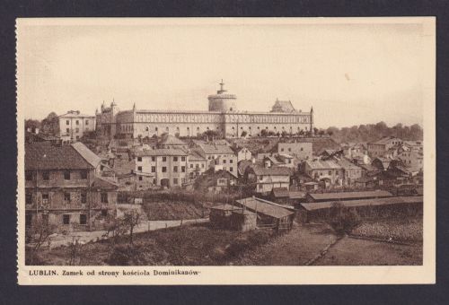 Besetzung Polen Generalgouvernement Feldpost Nr. 722 Ansichtskarte Lublin Schloß