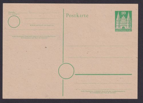 Briefmarken Bizone Ganzsache P2 II Luxus ungebraucht Kat.-Wert 65,00 €