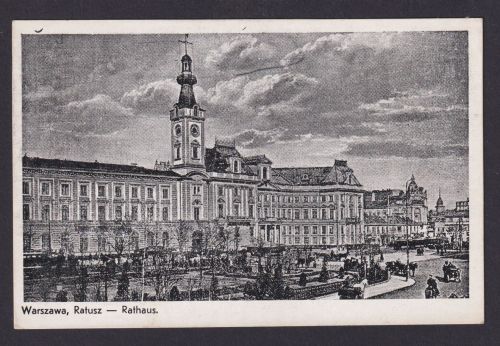 Besetzung Polen Generalgouvernement Feldpost Ansichtskarte Warschau Bremen AK