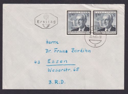 Österreich Erstagsstempel Brief Graz Essen