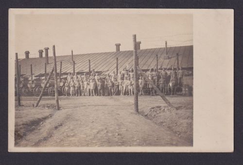 Privat Foto Ansichtskarte Feldpost I. Weltkrieg n. Verden Aller R2 Feldbäckerei