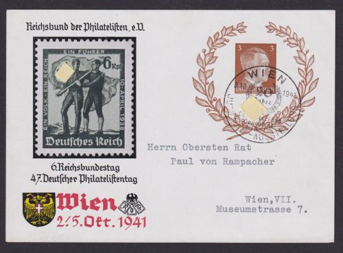 Ostmark Österreich Philatelie Briefmarken Privatganzsache Deutsches Reich selt.