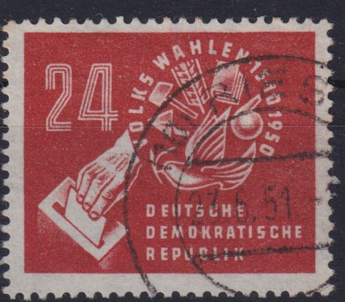 DDR 250 Volkswahlen sauber gestempelt Kat.-Wet 10,00