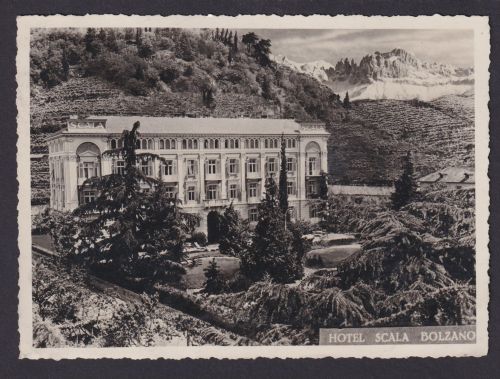 Bozen Italien Ansichtskarte Hotel Scala Bolzano München Bayern